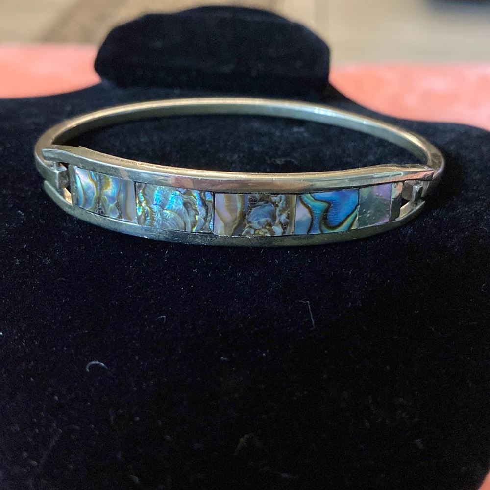 Sterling Silver Vintage Alpaca Mexico Bracelet
